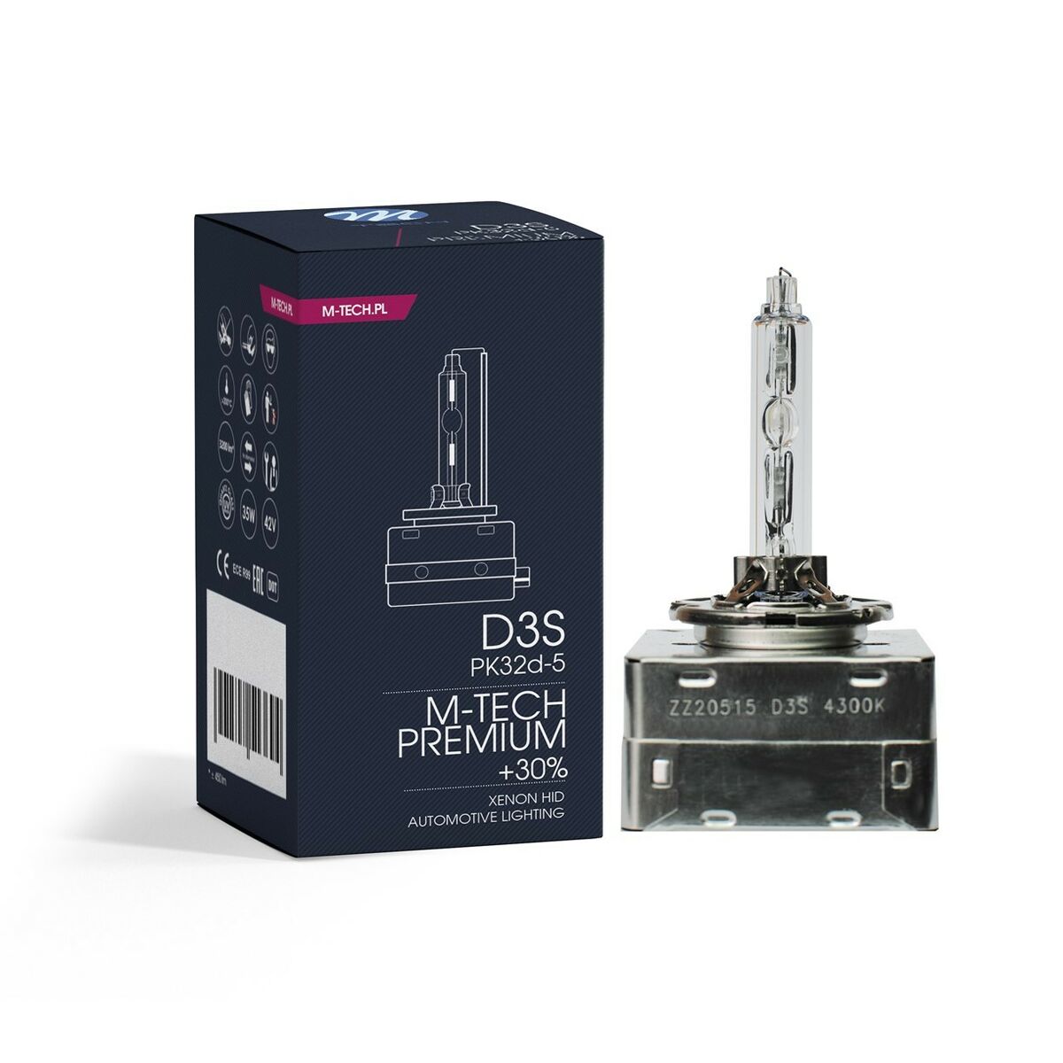 Glödlampa för bil M-Tech ZMD3S43