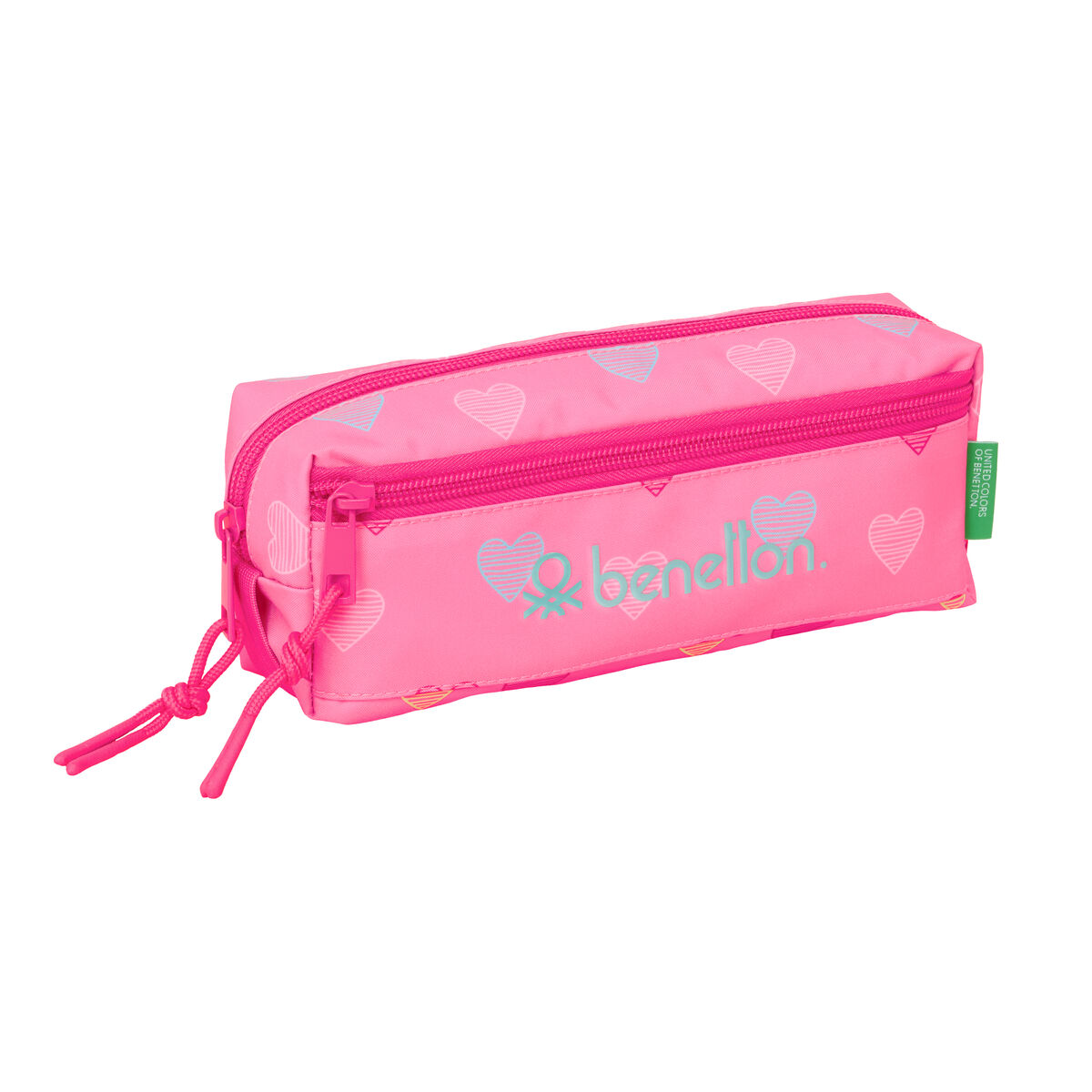 Bag Benetton Heart Rosa 22 x 8,5 x 6 cm