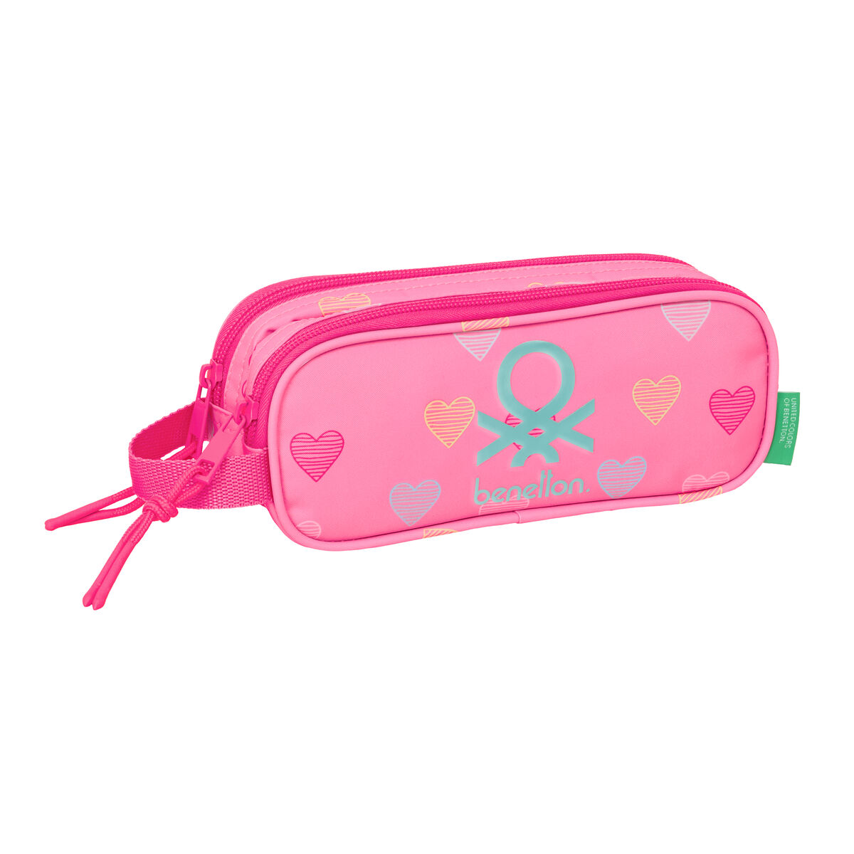Bag Benetton Heart Rosa 21 x 8 x 6 cm