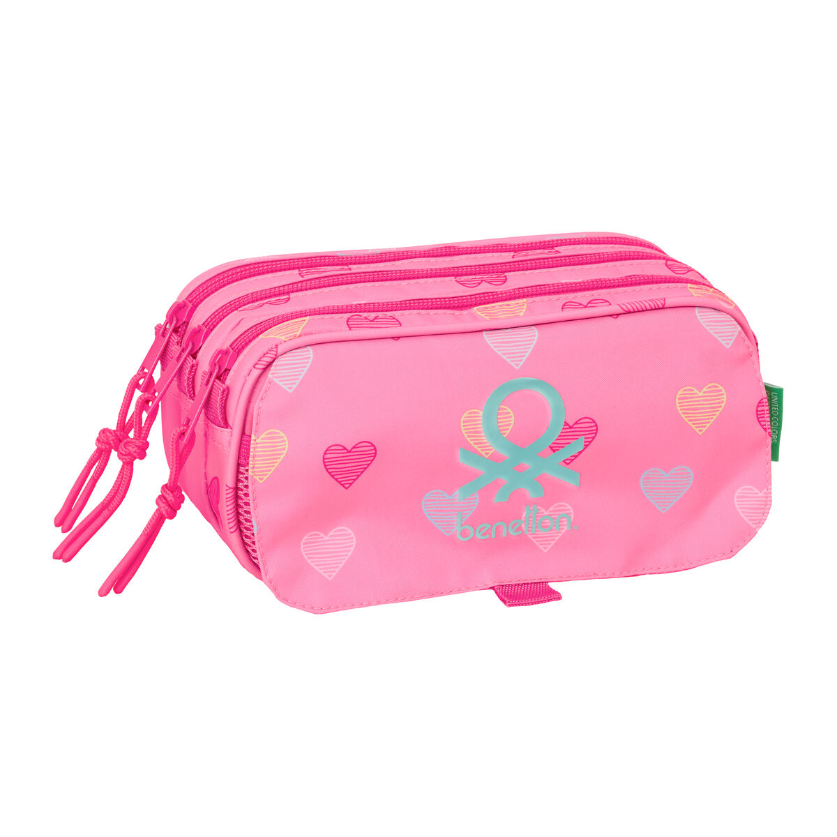 Bag Benetton Heart Rosa 21,5 x 10 x 8 cm