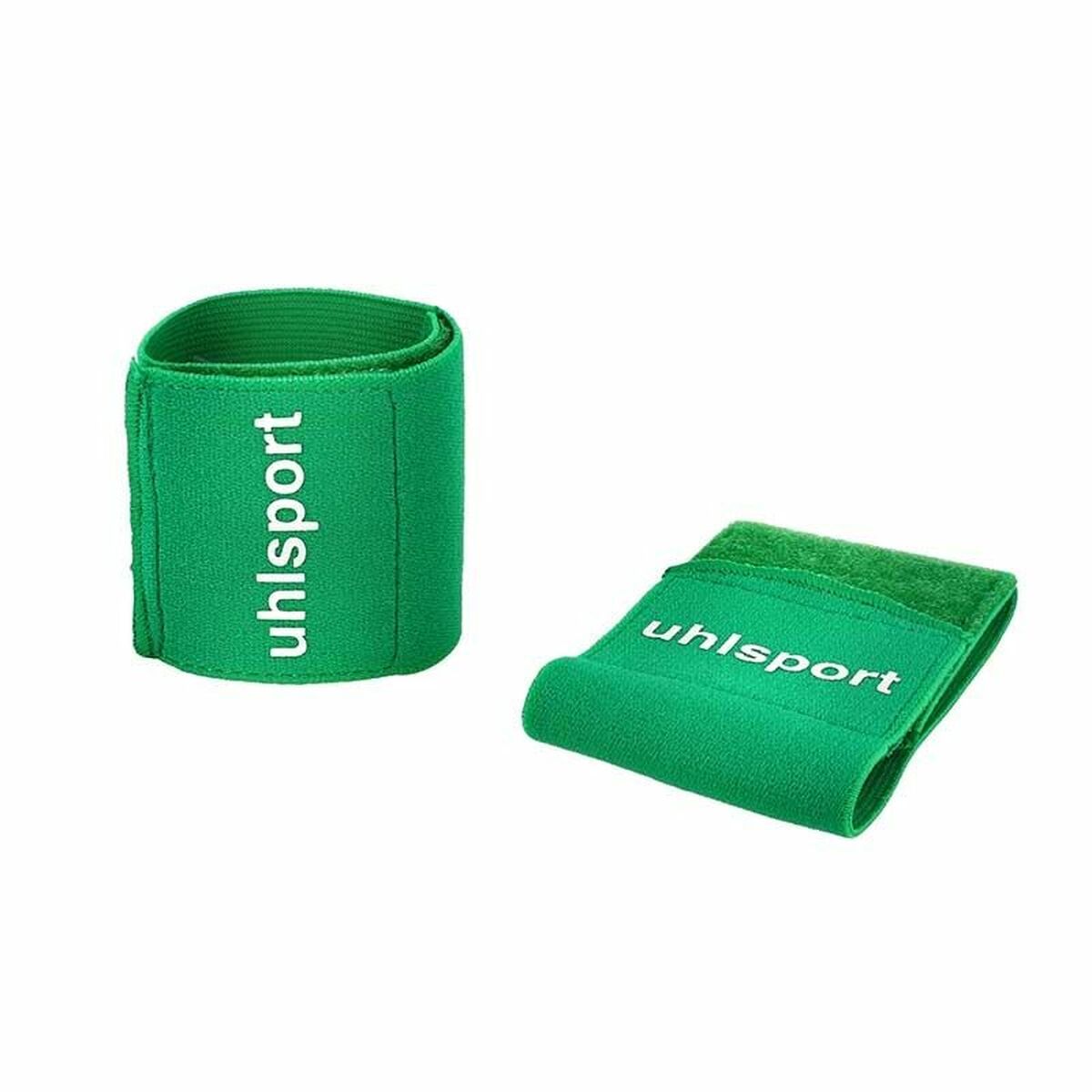 Fotboll smalbensskydd Uhlsport Fastener Grön Fäststöd