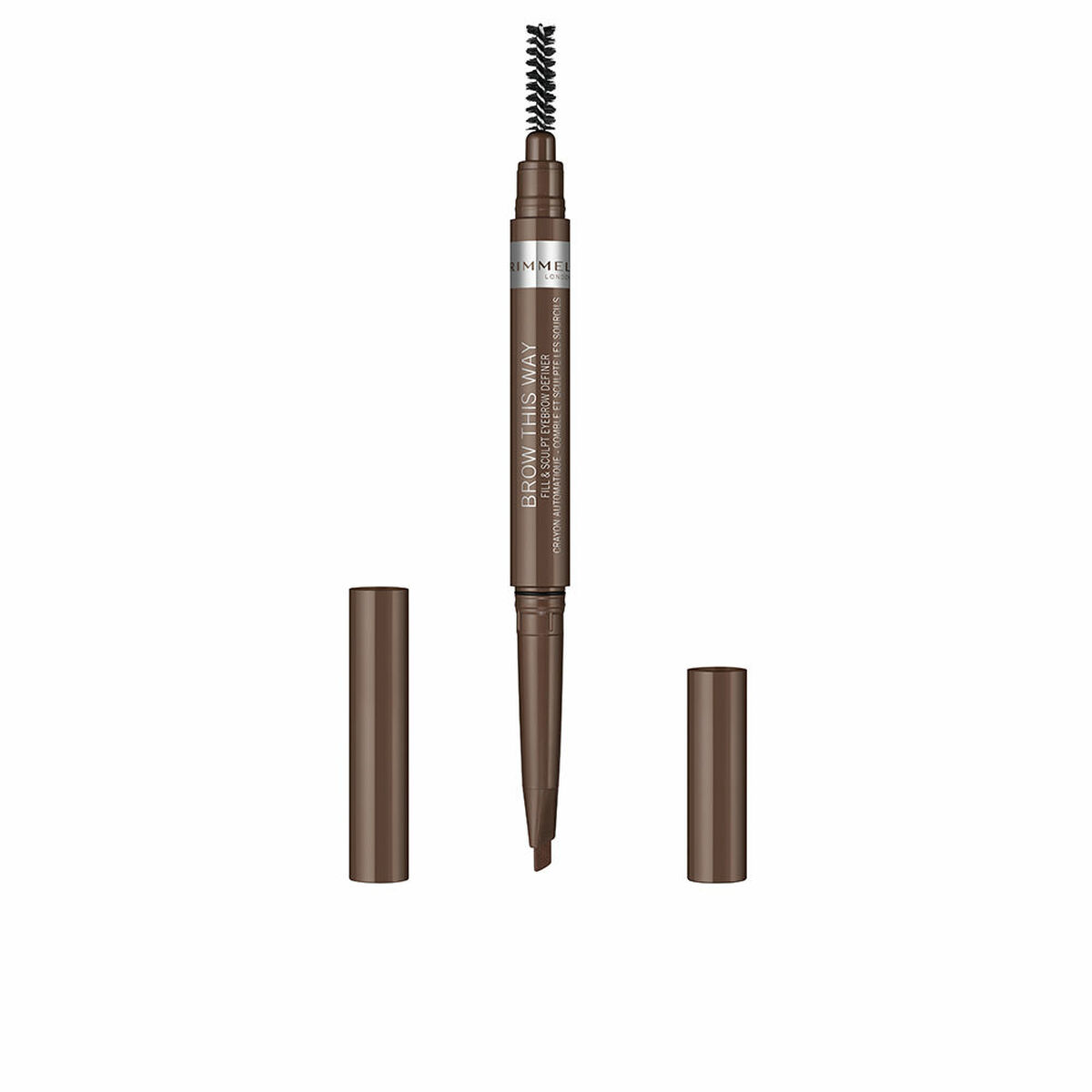 Ögonbrynspenna Rimmel London Brow This Way Nº 02 Medium brown Nº 02-Medium Brown 0,25 g