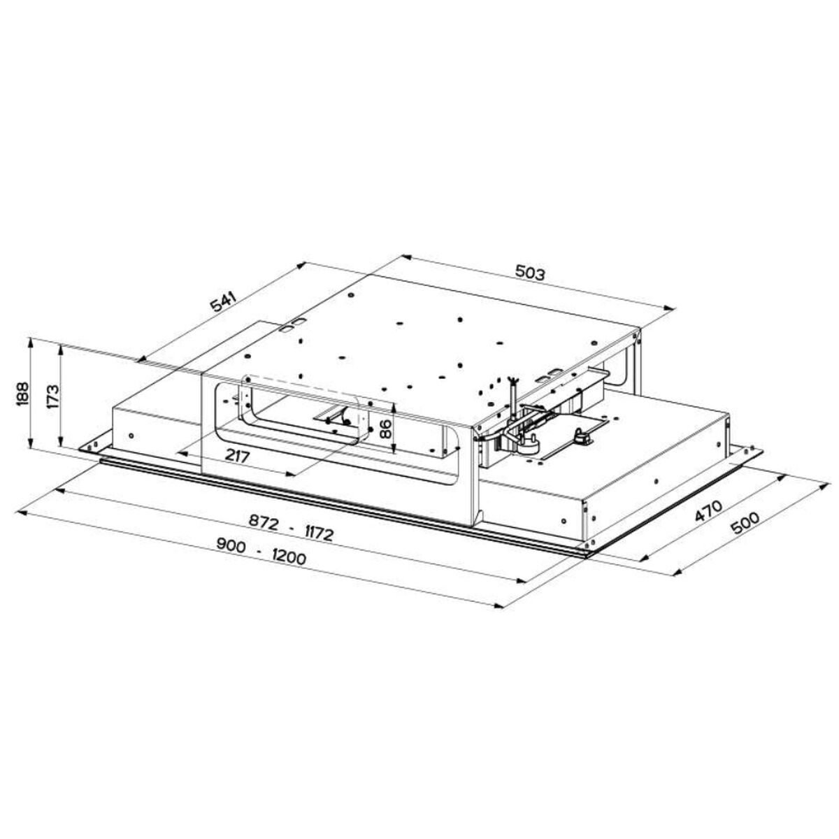 Konventionell fläkt Mepamsa ISLA CIELO 120 120 cm 720 m³/h 145W A+ Vit - 2