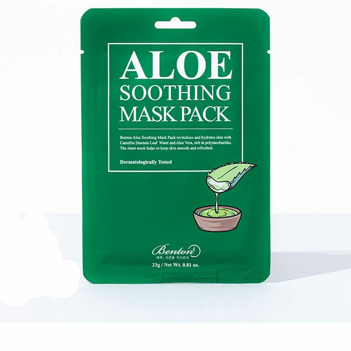 Fuktgivande Ansiktsmask Benton Aloe Soothing 23 g Aloe Vera