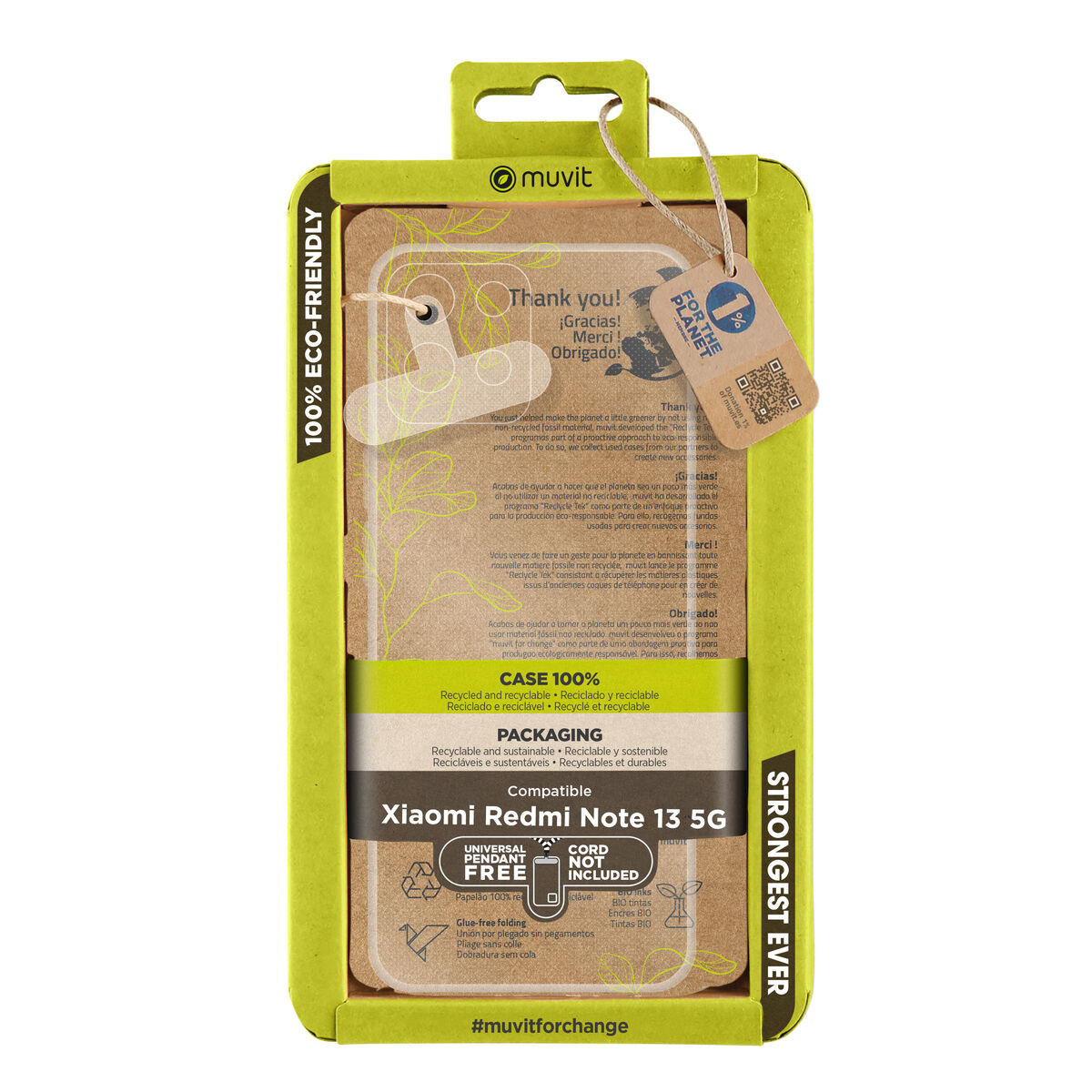 Mobilfodral Muvit for Change Redmi Note 13 5G