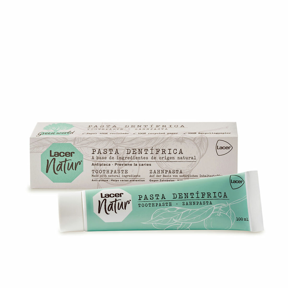Tandkräm Lacer Lacer Natur 100 ml