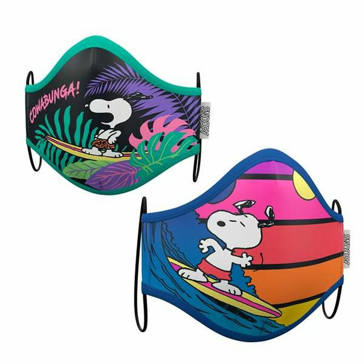 Hygienisk ansiktsmask My Other Me Snoopy Premium Summer Limited Edition 10-12 år