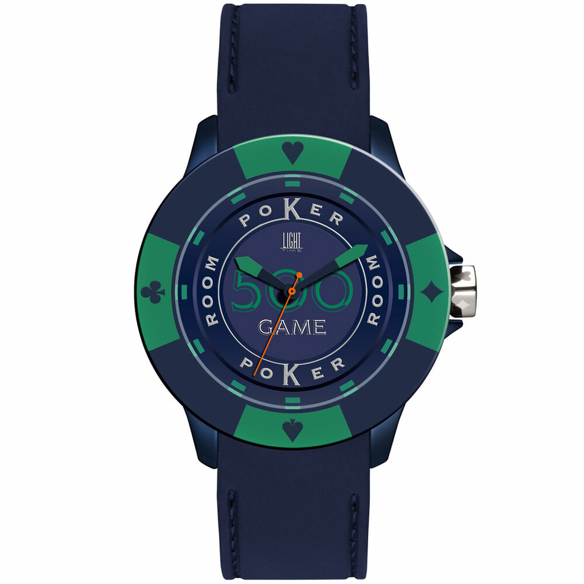 Unisexklocka Light Time POKER (Ø 41 mm)