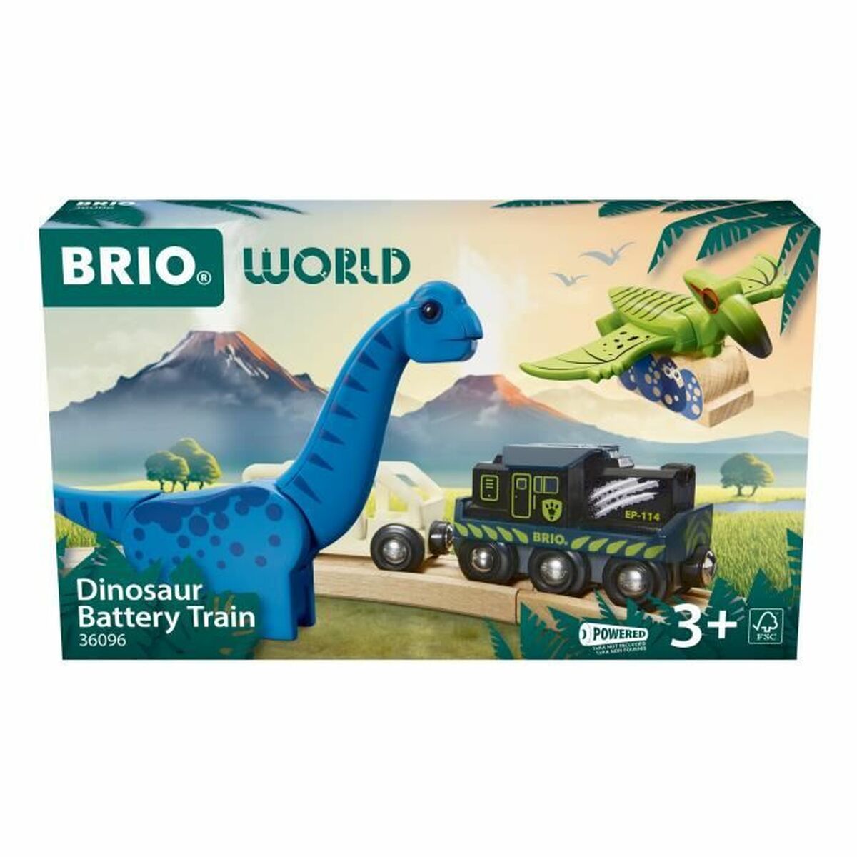 Tåg Brio Dinosaur Battery train - 2