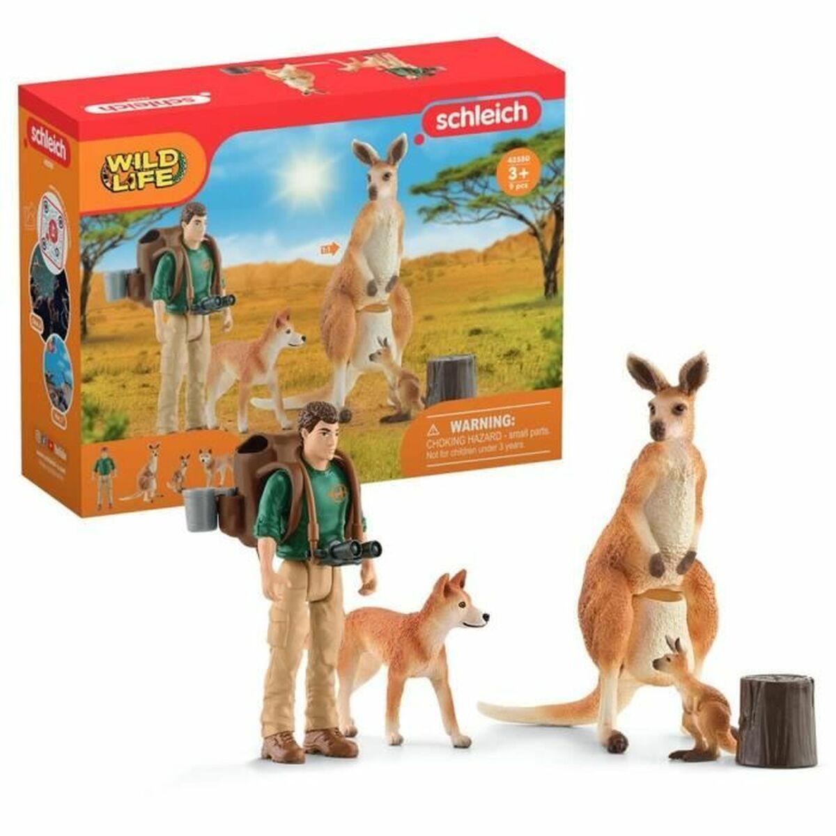 Playset Schleich Adventures in Oceania 9 Delar