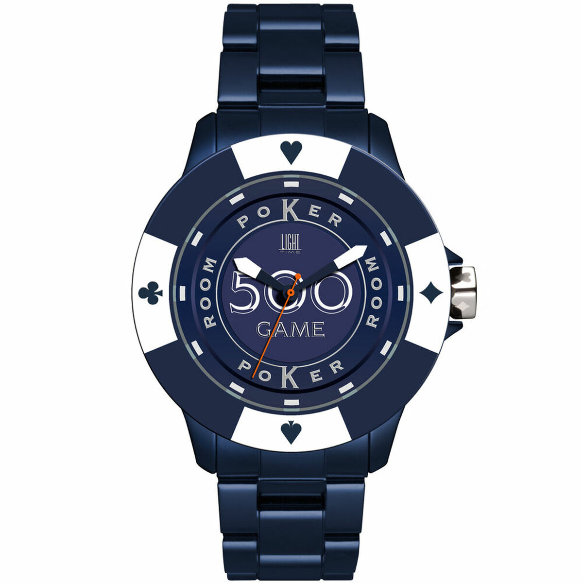 Unisexklocka Light Time POKER (Ø 41 mm)
