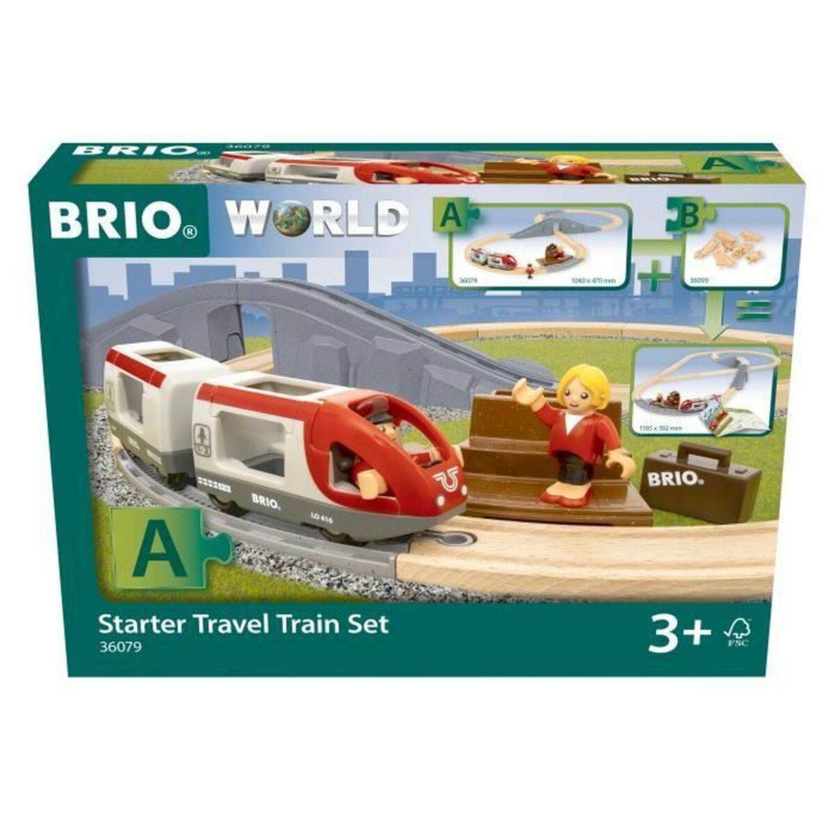 Playset Brio StarterTravel train set - 2