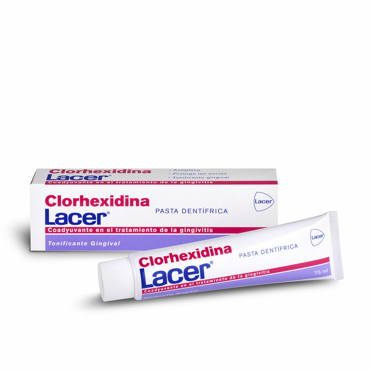 Tandkräm tandköttsvård Lacer Clorhexidina 75 ml