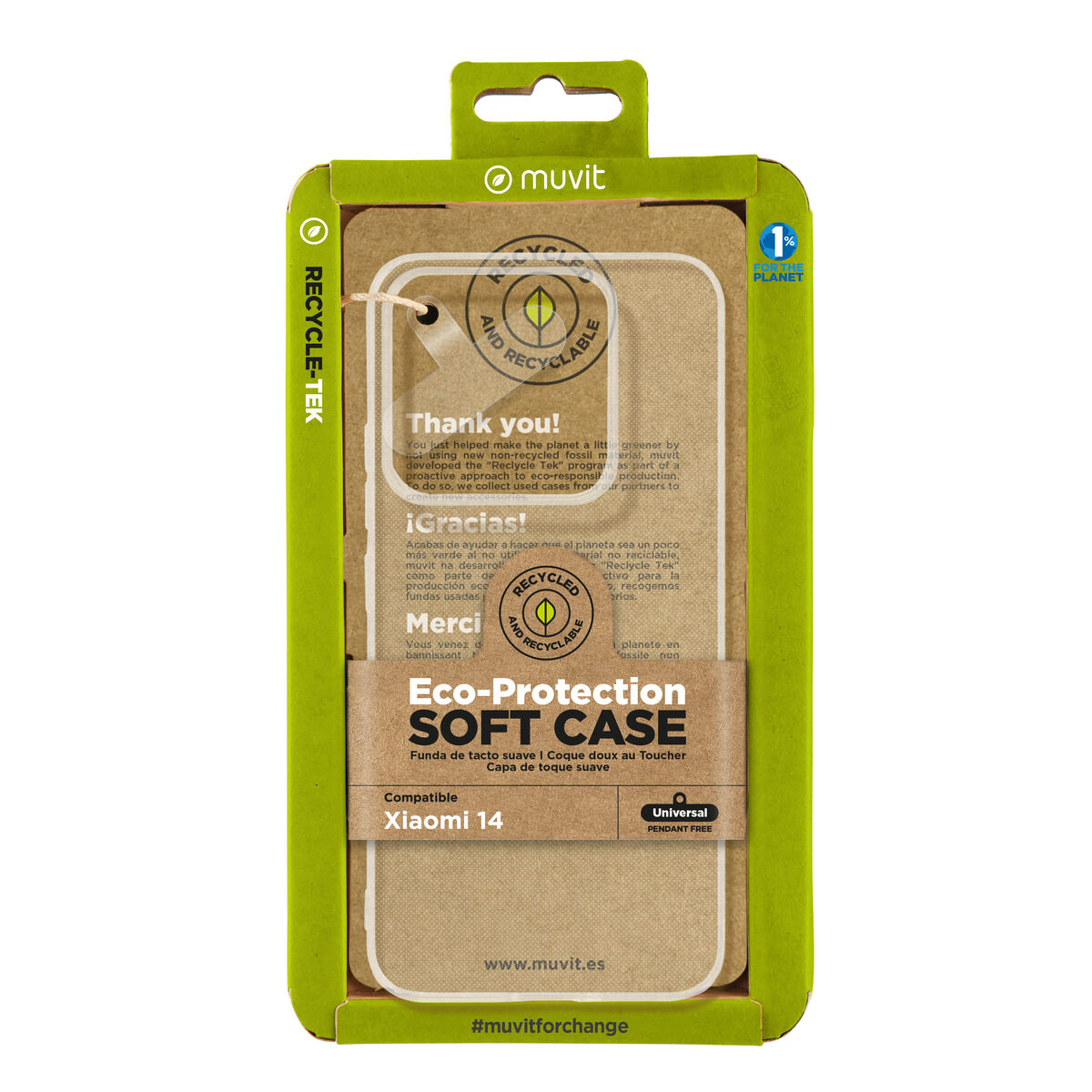 Mobilfodral Muvit for Change Xiaomi 14