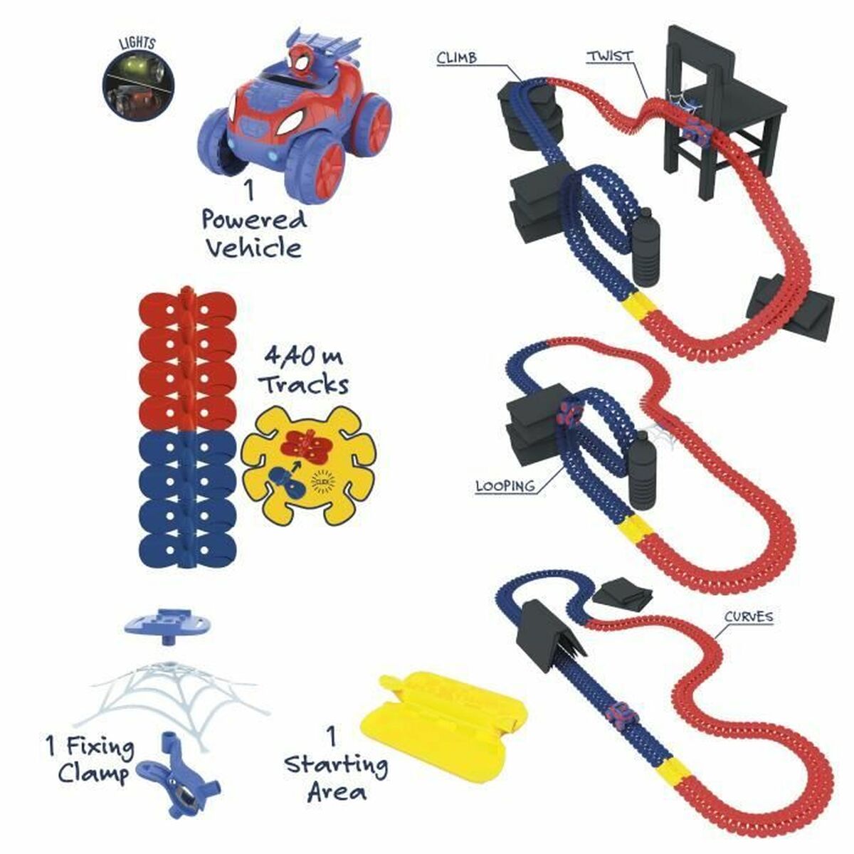 Racerbana Smoby Spidey Amazing Friends Flextrem set - 3