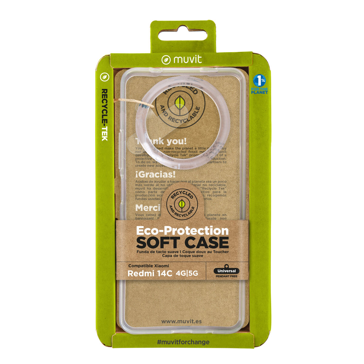 Mobilfodral Muvit for Change Redmi 14C