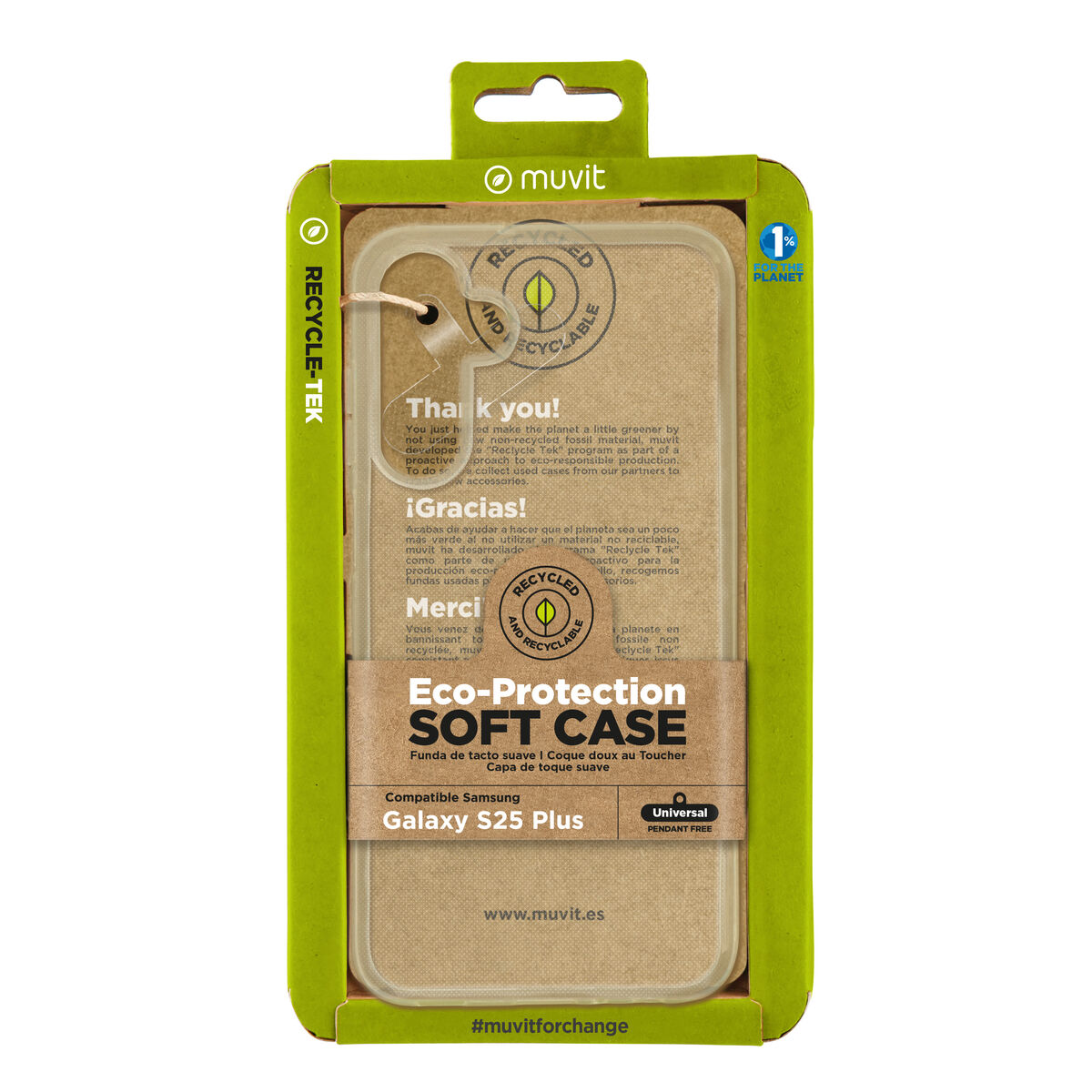 Mobilfodral Muvit for Change Samsung Galaxy S25 Plus Galaxy S25+