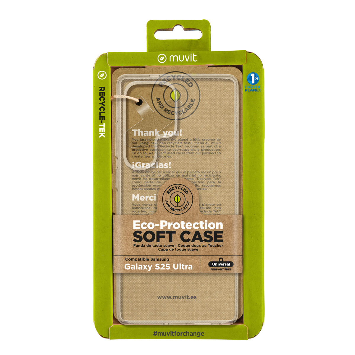 Mobilfodral Muvit for Change Galaxy S25 Ultra Galaxy S25 Ultra
