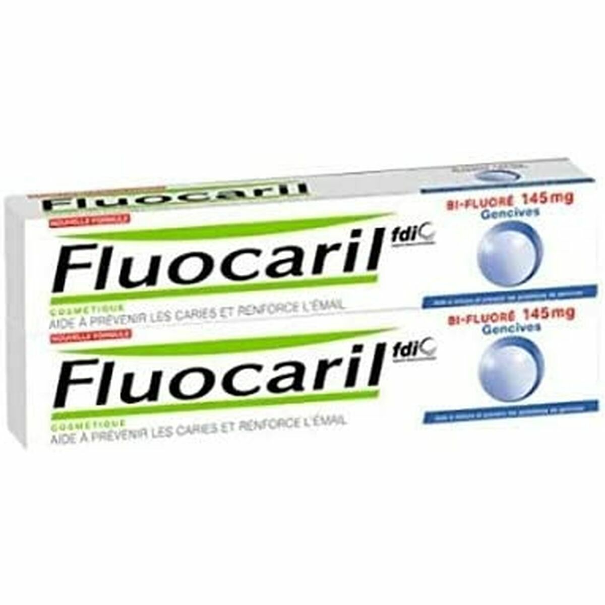 Tandkräm tandköttsvård Fluocaril Fluoré 75 ml 2 x 75 ml