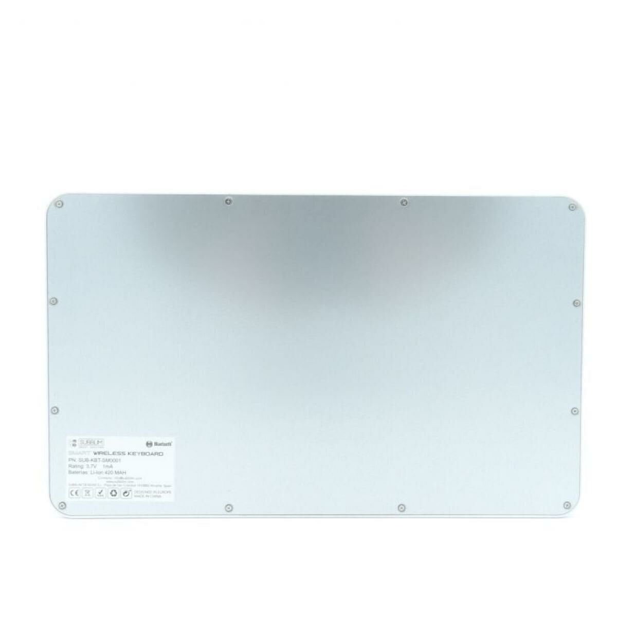 Bluetooth Tangentbord Subblim SUB-KBT-SM0001 Silvrig Qwerty Spanska
