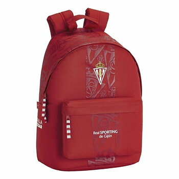 Laptopryggsäck Real Sporting de Gijón 14,1'' Röd 31 x 41 x 16 cm