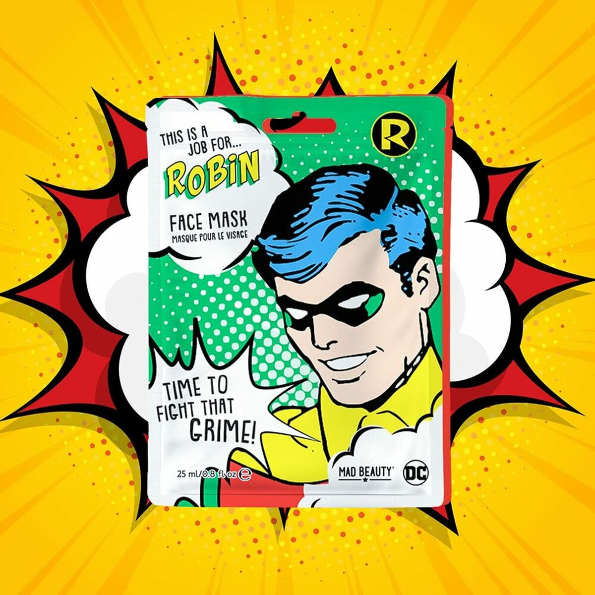 Ansiktsmask Mad Beauty DC Robin (25 ml) - 3