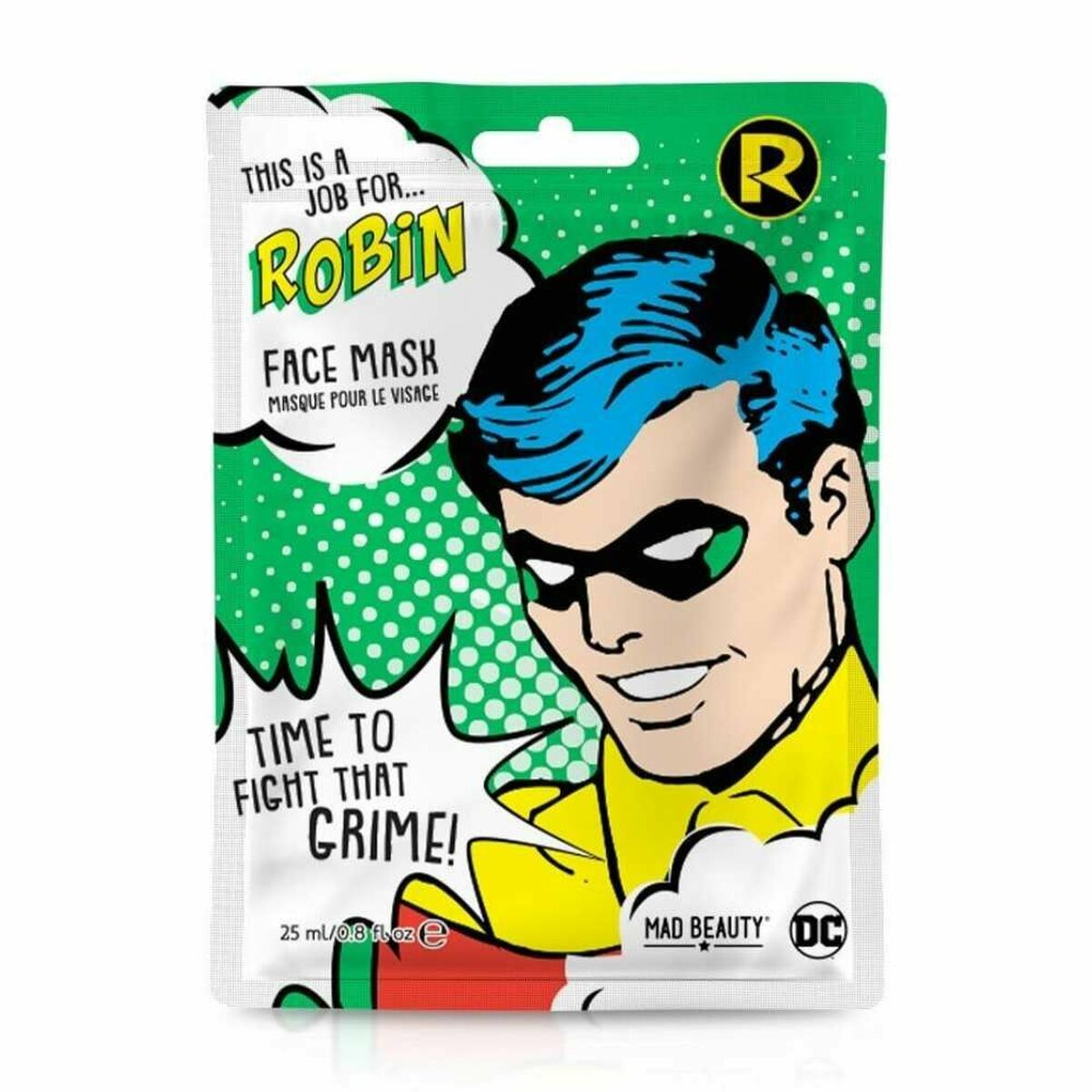Ansiktsmask Mad Beauty DC Robin (25 ml)