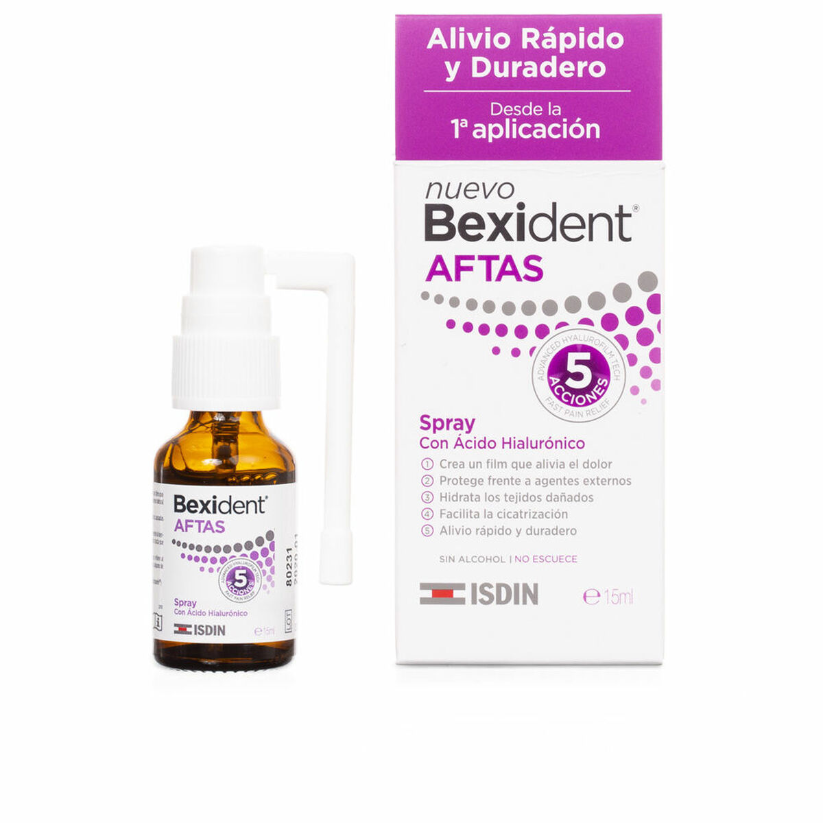 Munvatten Isdin Bexident Aftas 15 ml Munskydd