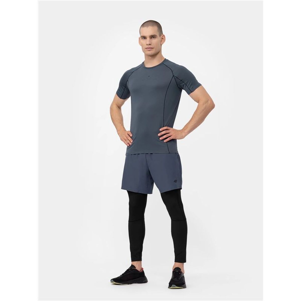 Sportleggings, Herr 4F Functional SKMF010 Mörkgrå - 2