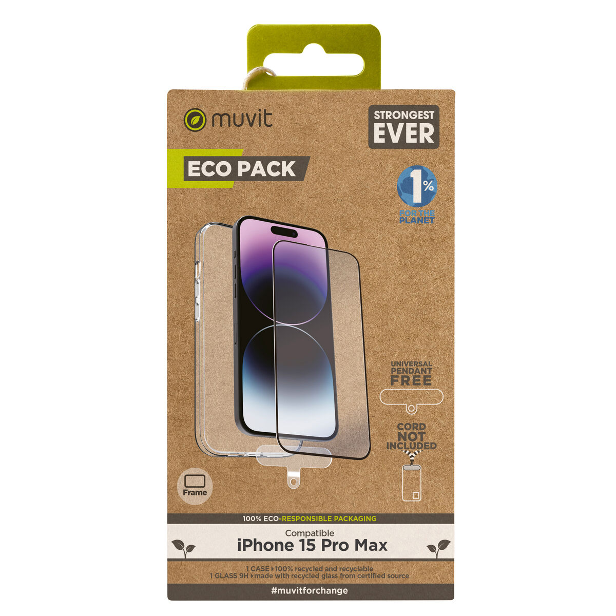 Fodral och Skydd för Mobiltelefon Muvit for Change iPhone 15 Pro Max