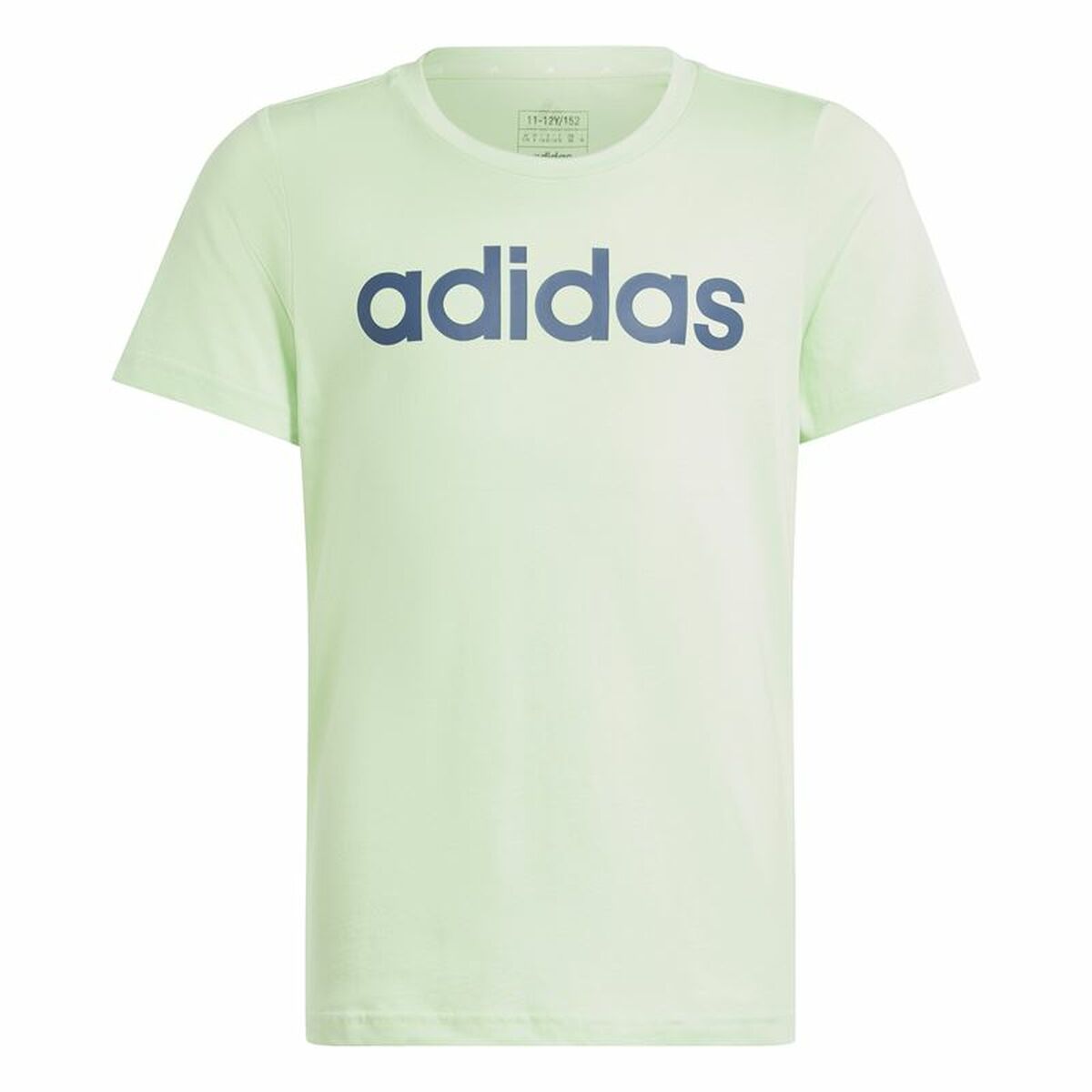 Barn T-shirt med kortärm Adidas G Lin Ljusgrön