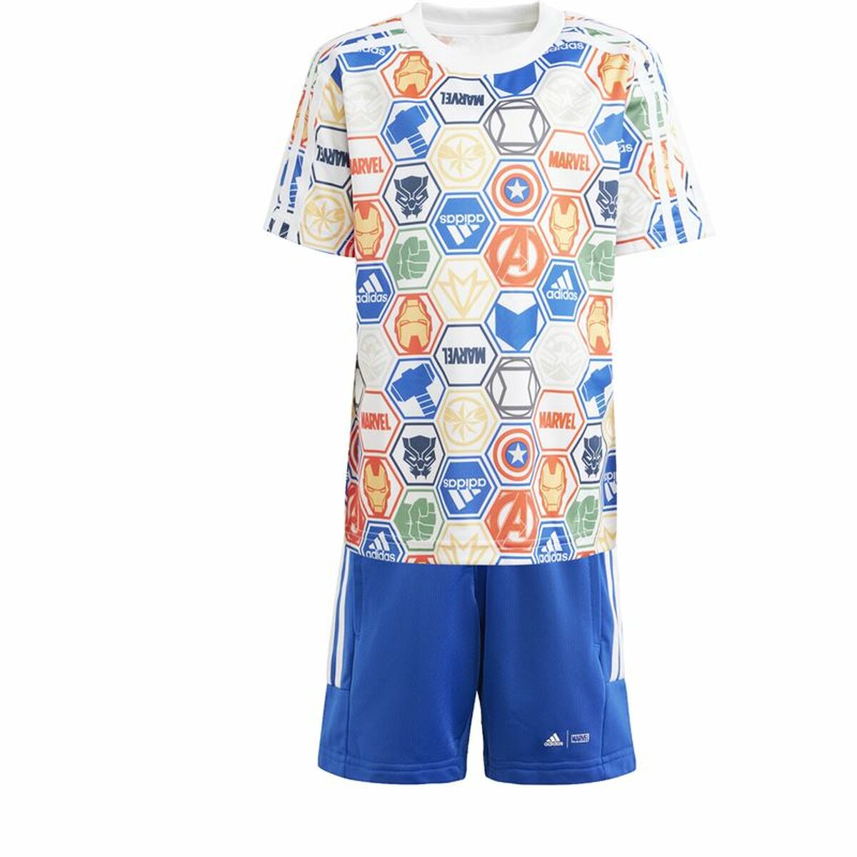 Set av kläder Adidas adidas x Marvel Infantil Multicolour