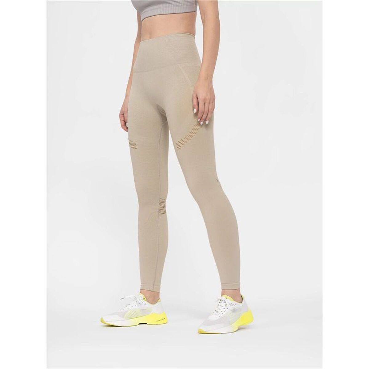 Sport-leggings, Dam 4F Functional SPDF012 Beige - 2