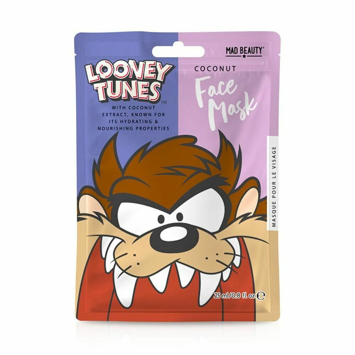 Ansiktsmask Mad Beauty Looney Tunes Taz Kokosnöt (25 ml)