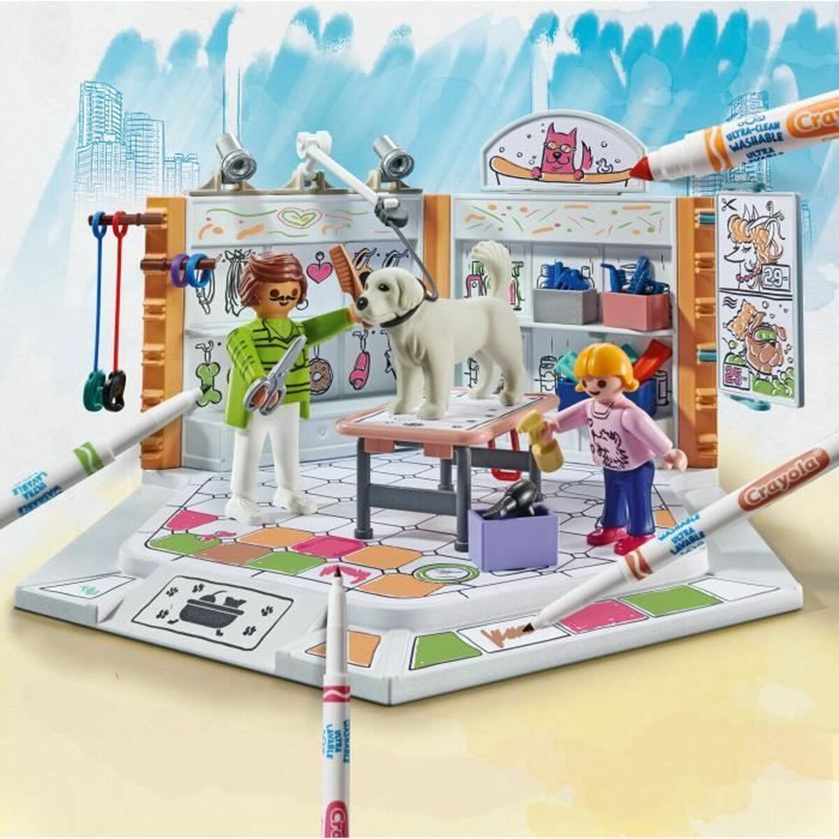 Playset Playmobil Color 71514 Grooming Salon 61 Delar - 2