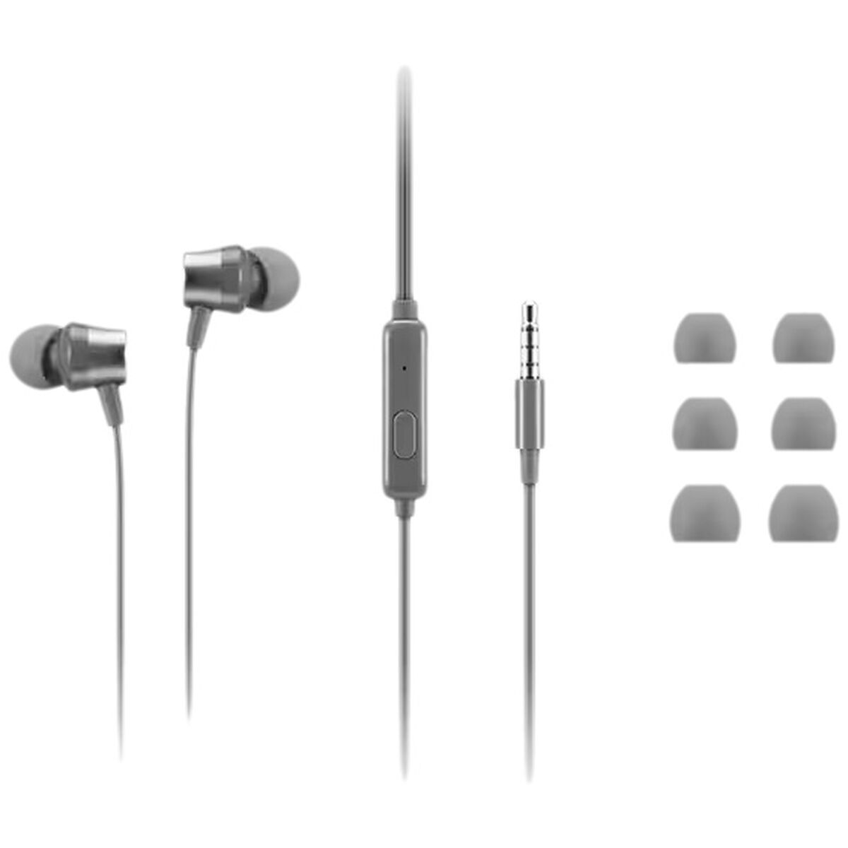 Hörlurar med Mikrofon Lenovo GXD1J77354 Grå