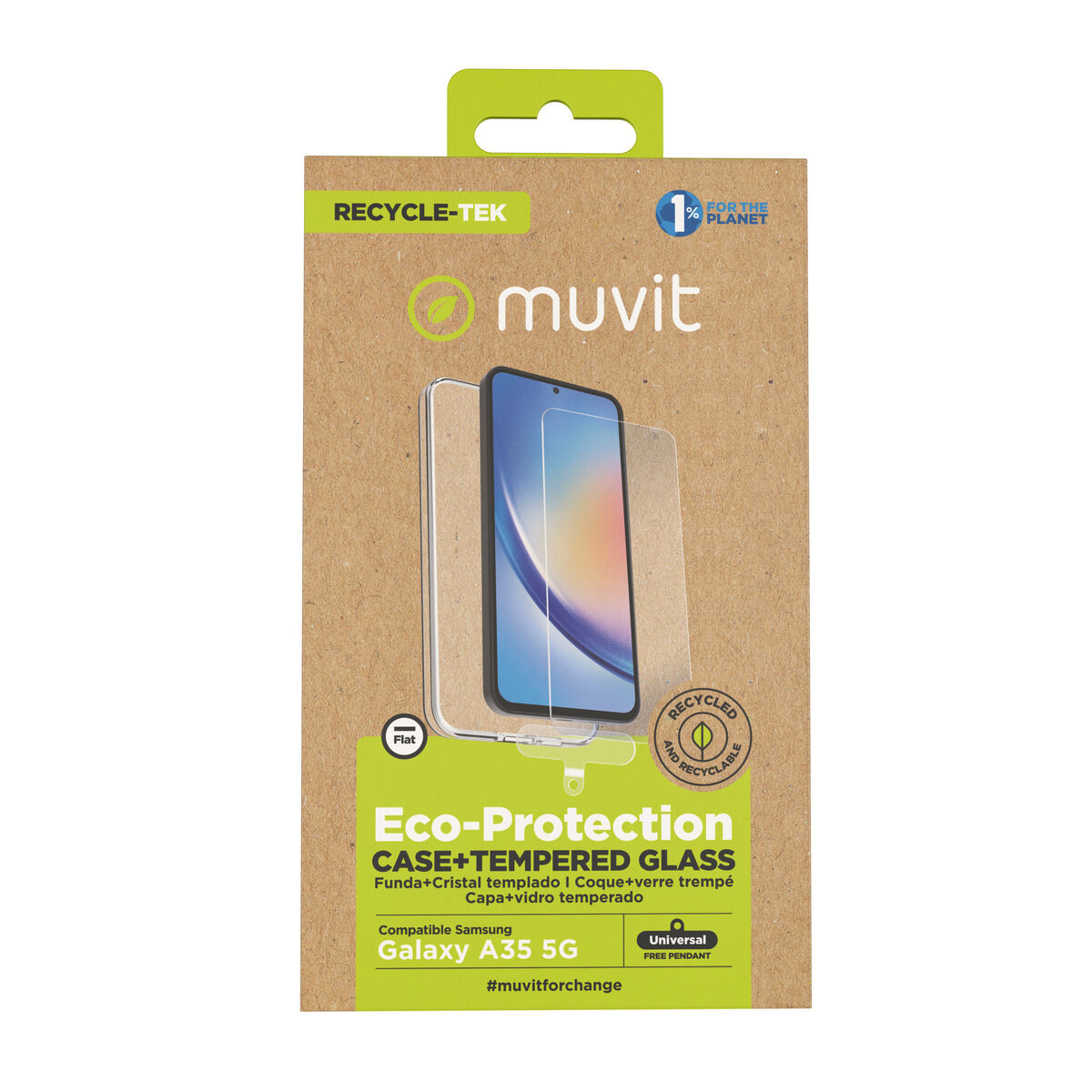 Fodral och Skydd för Mobiltelefon Muvit for Change Samsung Galaxy A35 5G Samsung Galaxy A34 5G