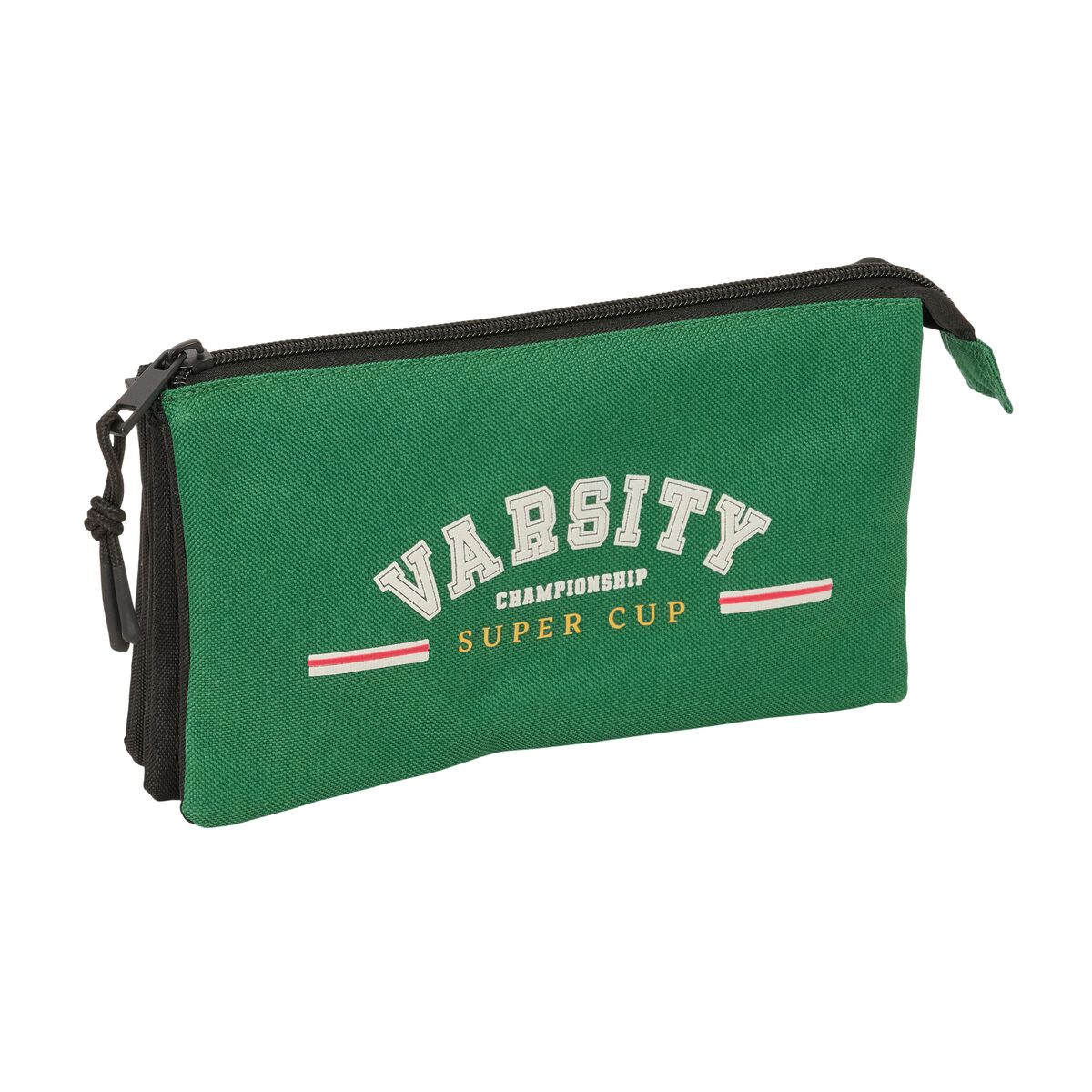 Bag BlackFit8 Varsity Svart Grön 22 x 12 x 3 cm