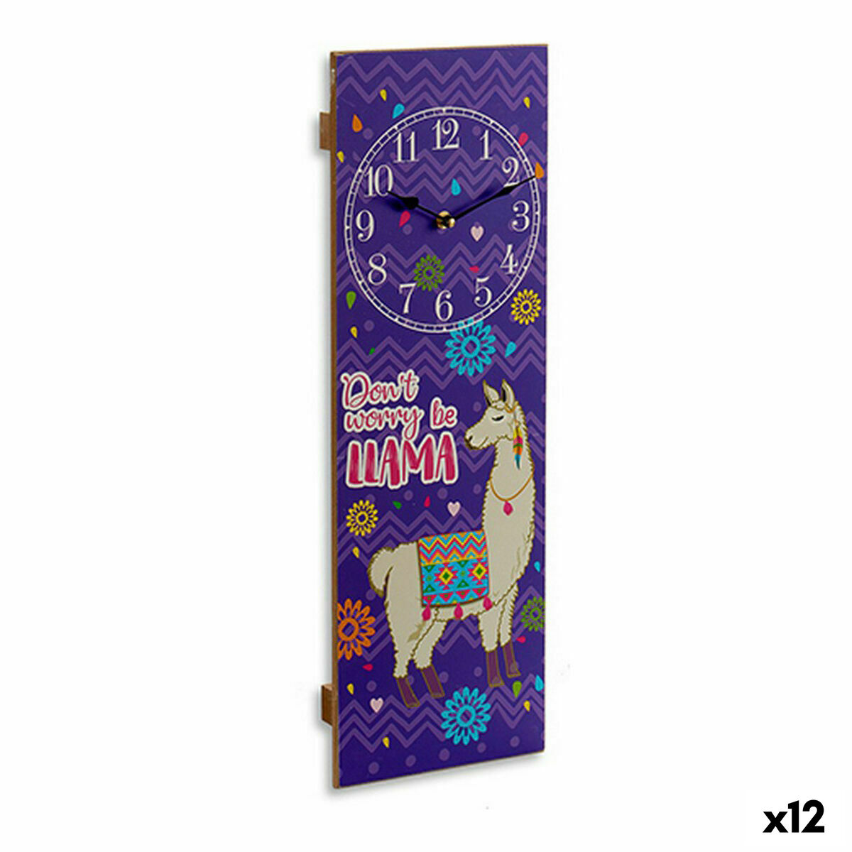 Väggklocka Gift Decor Lama 2,5 x 60 x 20 cm (12 antal)