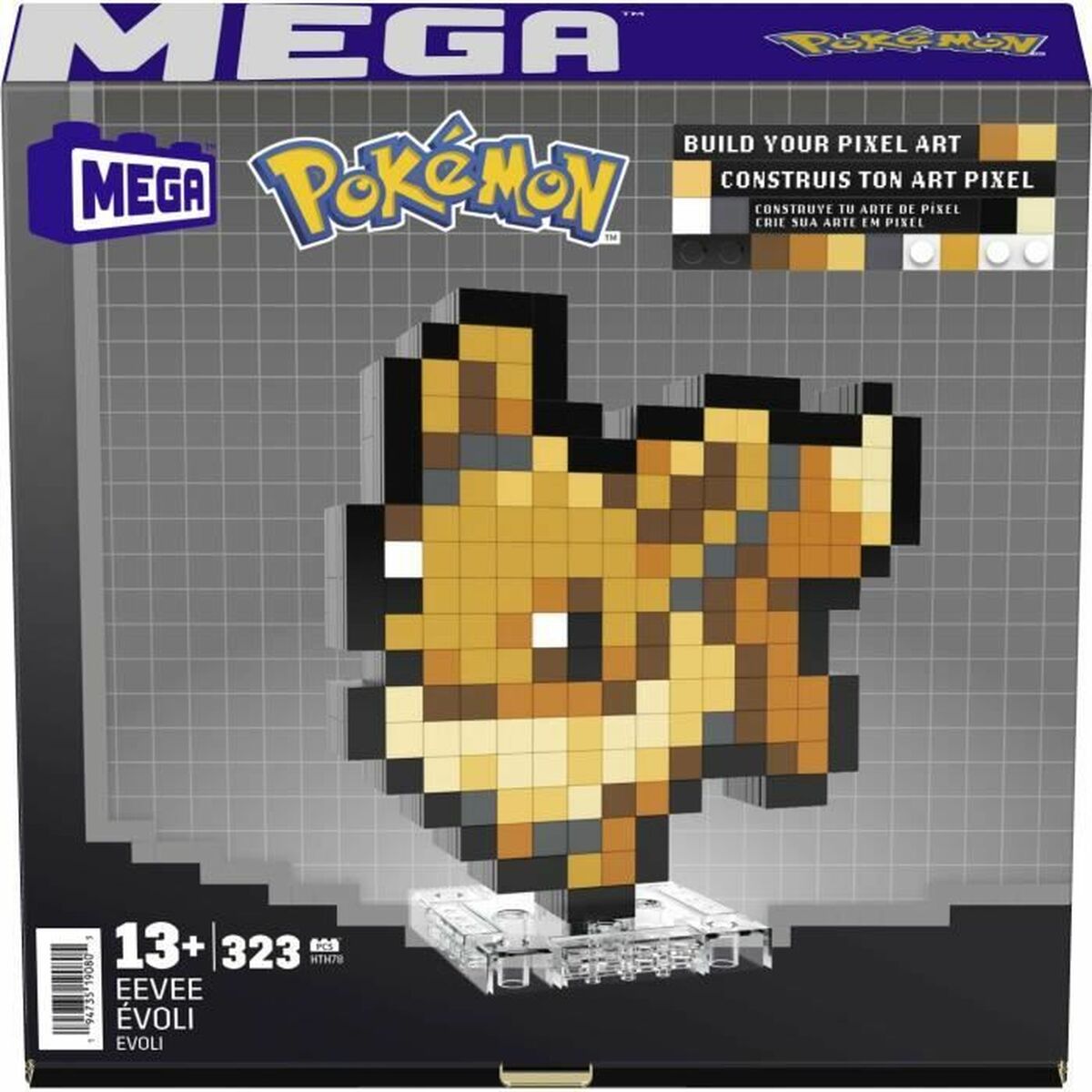 Byggsats MEGA BRANDS Pokémon Eevee - 2
