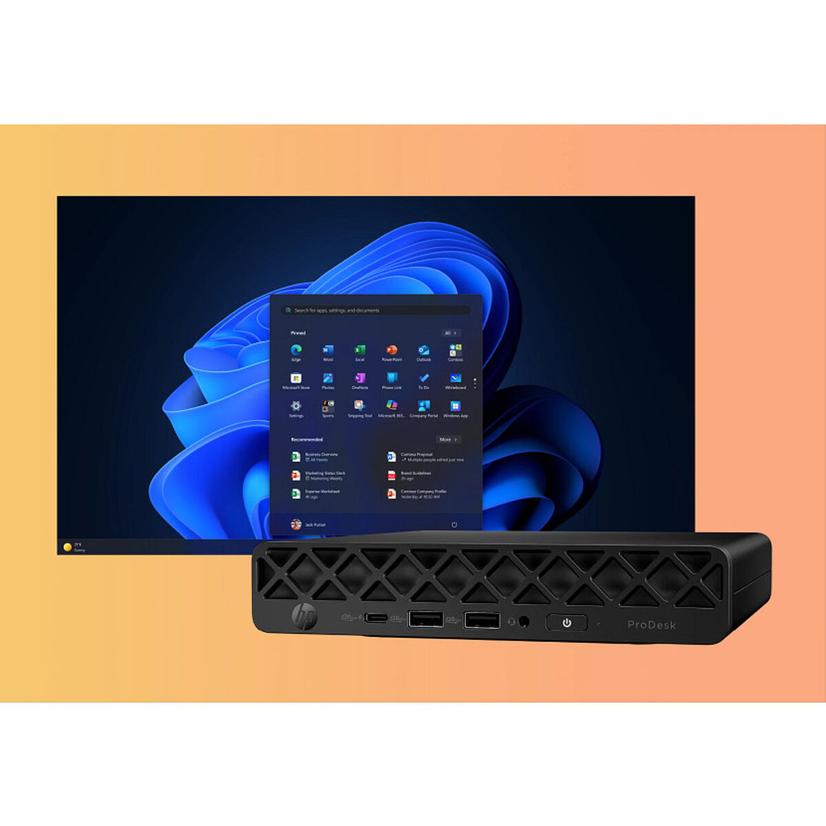 All in One HP BY7E2ET#ABE 16 GB RAM 16 GB 512 GB SSD