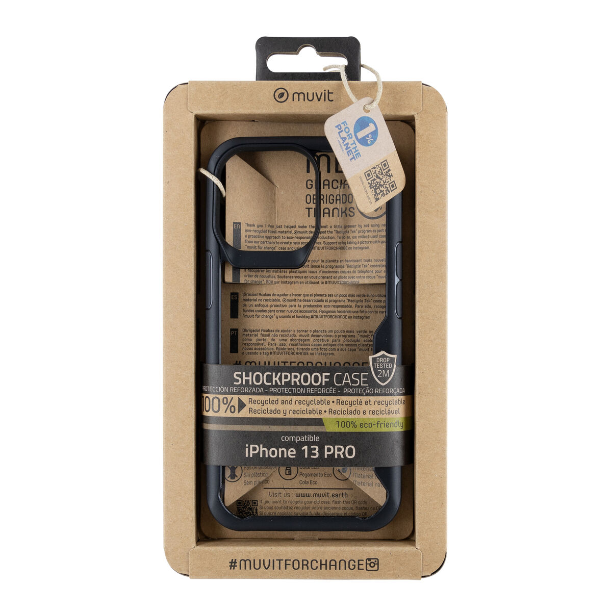 Mobilfodral Muvit for Change iPhone 13 Pro