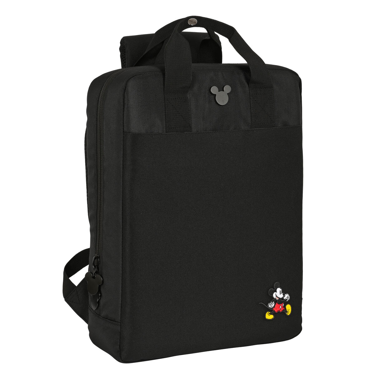 Laptopryggsäck Mickey Mouse Clubhouse Svart 29 x 39 x 11 cm