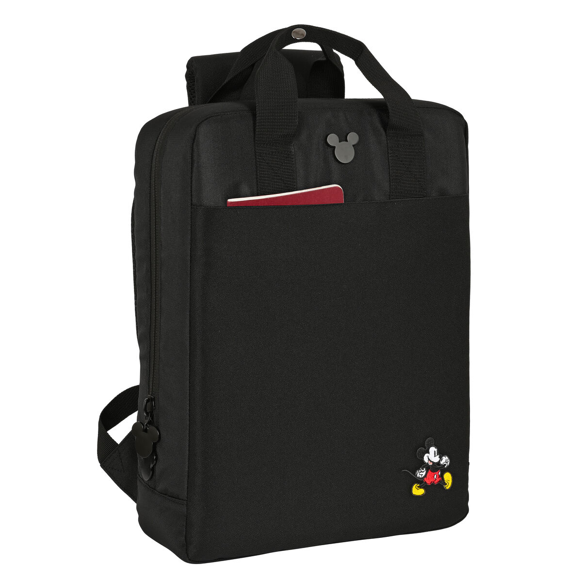 Laptopryggsäck Mickey Mouse Clubhouse Svart 29 x 39 x 11 cm - 3