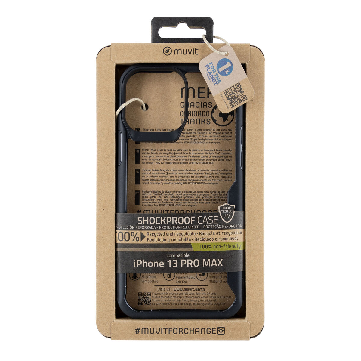 Mobilfodral Muvit for Change iPhone 13 Pro Max