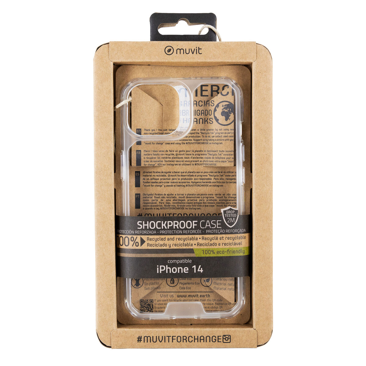Mobilfodral Muvit for Change iPhone 13/14