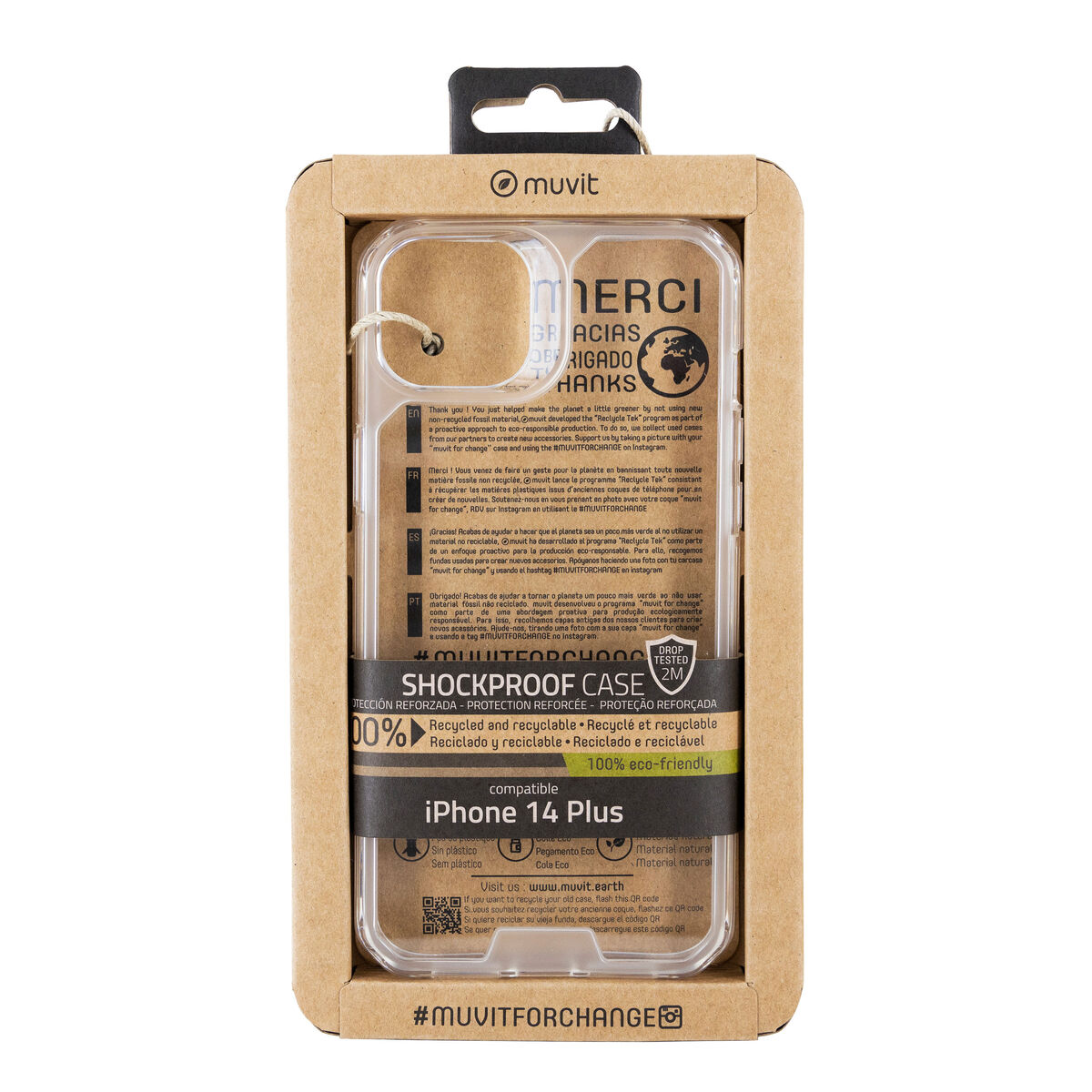 Mobilfodral Muvit for Change iPhone 14 Plus
