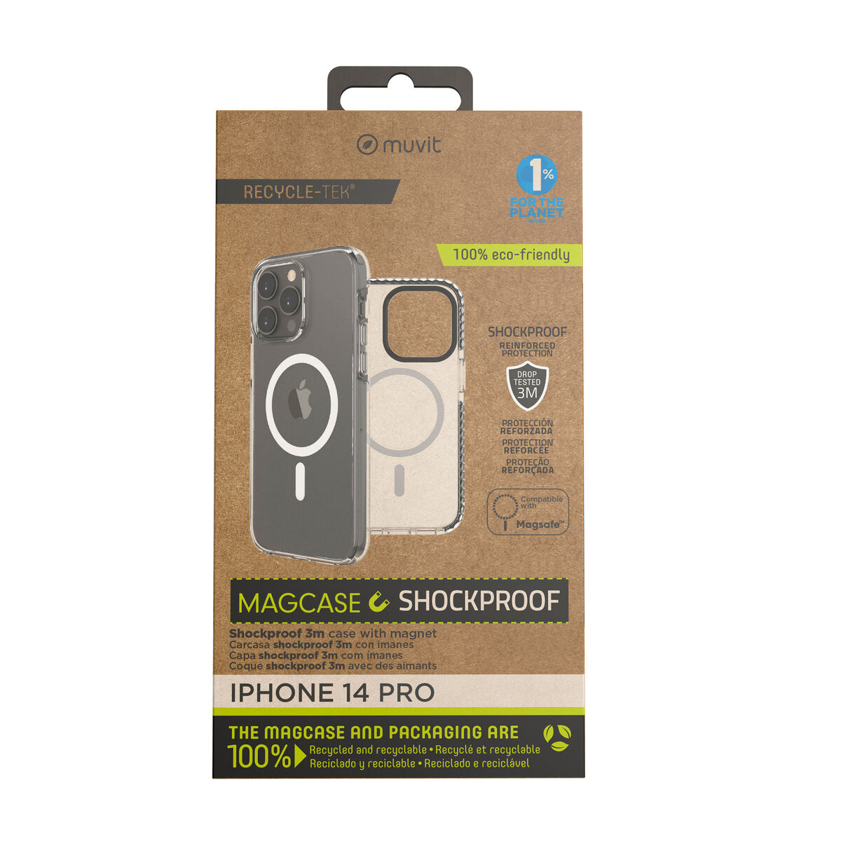 Mobilfodral Muvit for Change iPhone 14 Pro