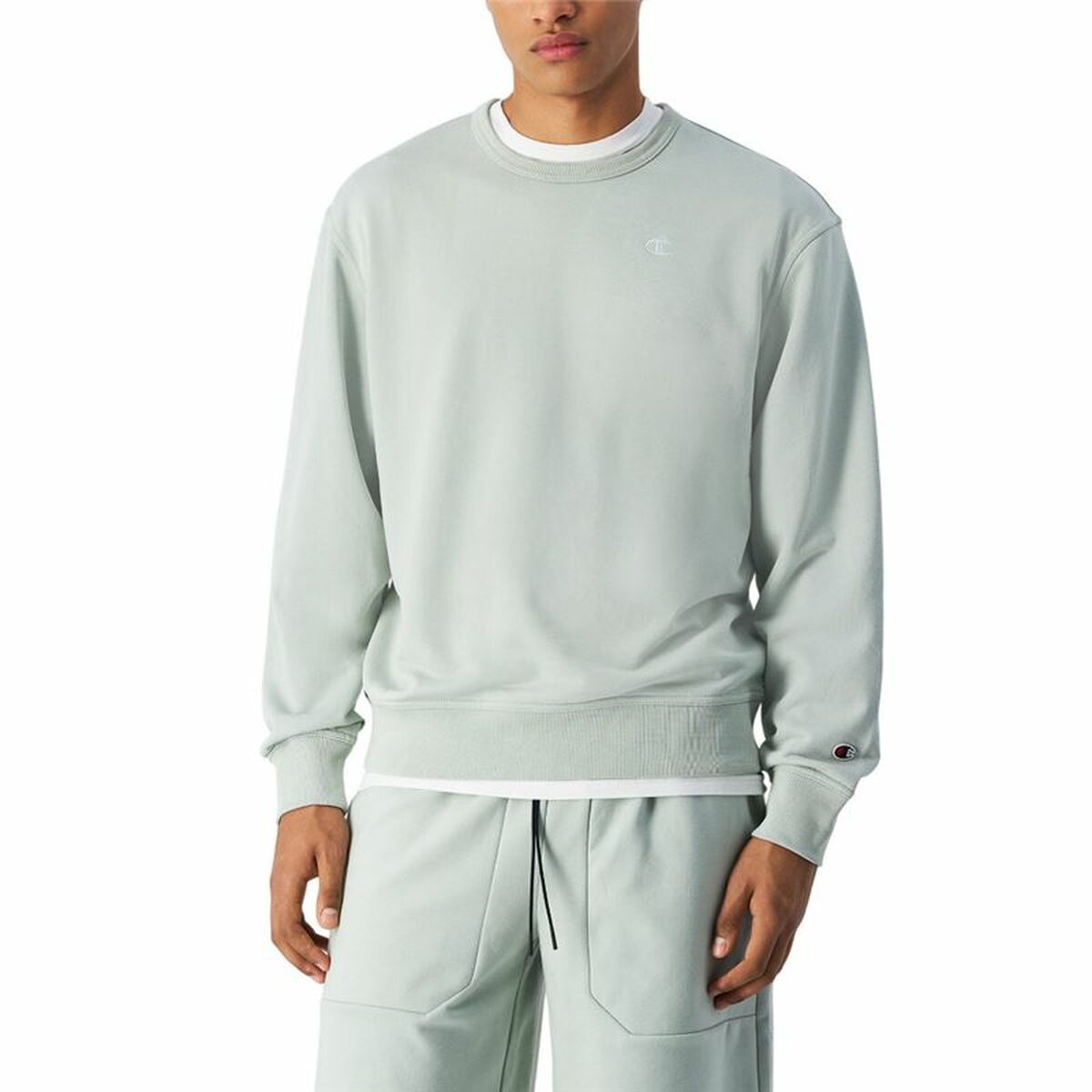 Tröja utan huva Herr Champion Champion Crewneck Blå - 2