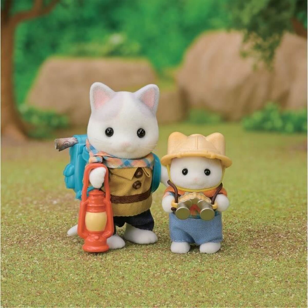 Playset Sylvanian Families Son and Baby Cat Latte - Secret Forest Adventure - 3